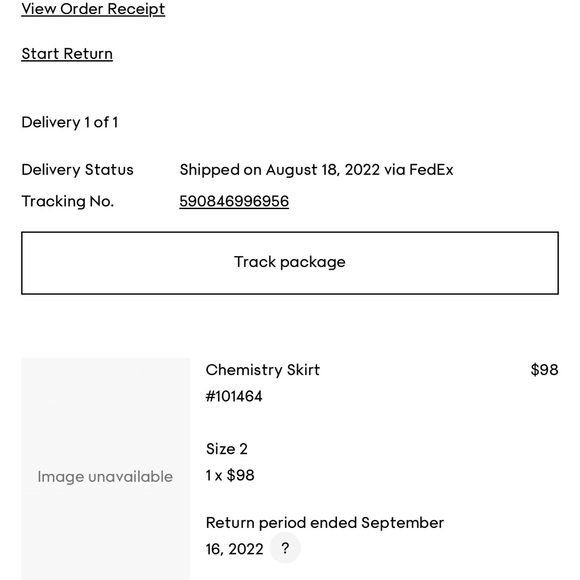 Wilfred Black Mini Skirt - Chemistry Skirt (pleather) - Picture 7 of 7